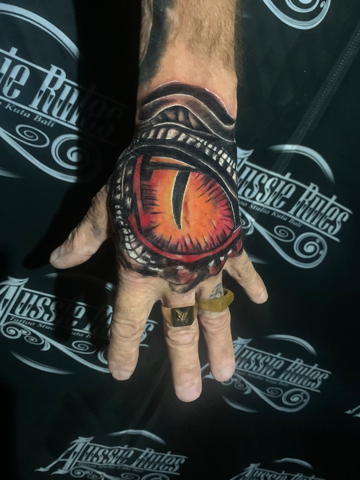 Hand tattoo
